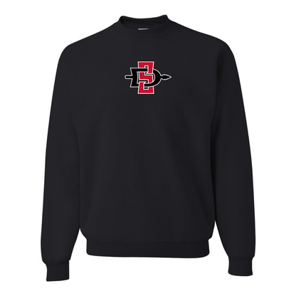 Men's San Diego State Aztecs Logo  JERZEES NuBlend Crewneck Sweatshirt