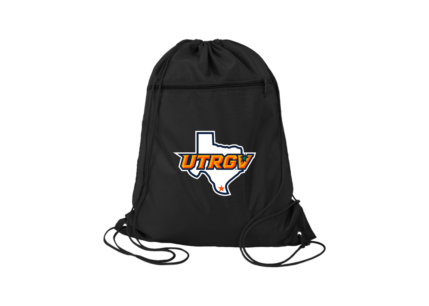 UTRGV Vaqueros Q-Tees - Polyester Cinchpack