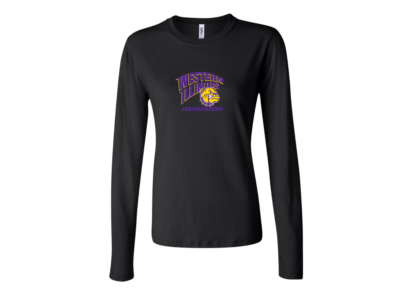 BELLA CANVAS Women’s Western Illinois Leathernecks Jersey Long Sleeve Tee