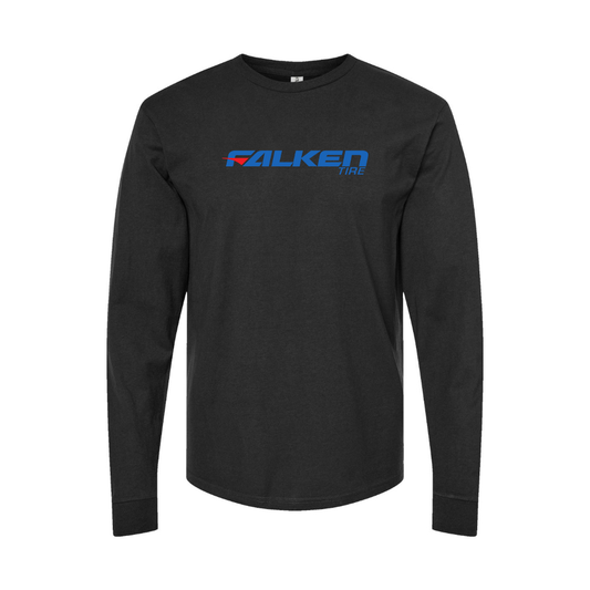 Youth Falken Tire Logo Cotton Long Sleeve T-Shirt