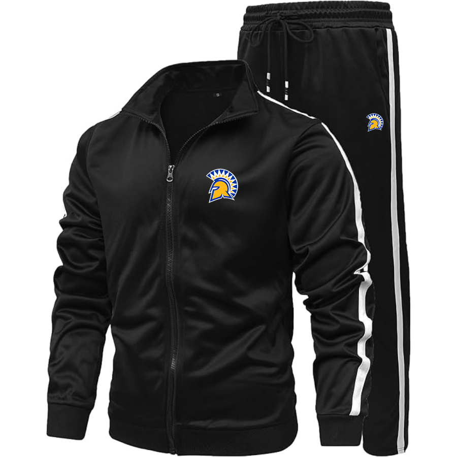 Men's San Jose State Spartans Logo  Dri-Fit TrackSuit