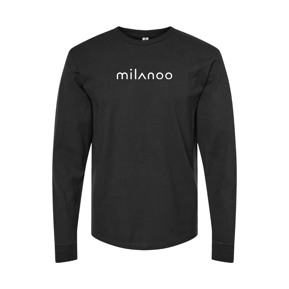 Men's Milanoo Logo Long Sleeve T-Shirt