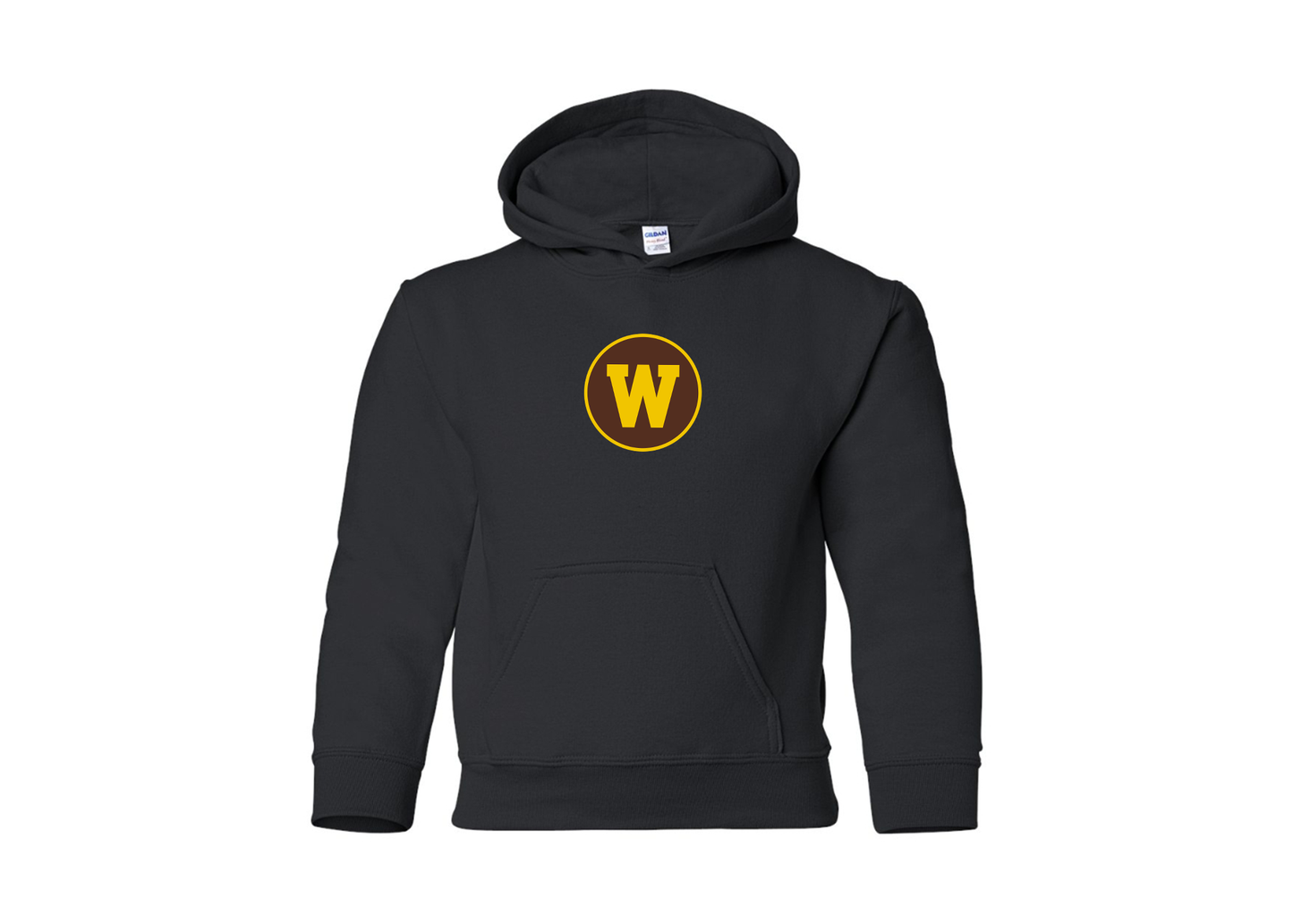 Youth Western Michigan Broncos Gildan Heavy Blend  Hooded Sweatshirt