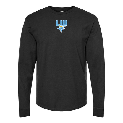 Men's LIU Brooklyn Blackbirds Logo Long Sleeve T-Shirt