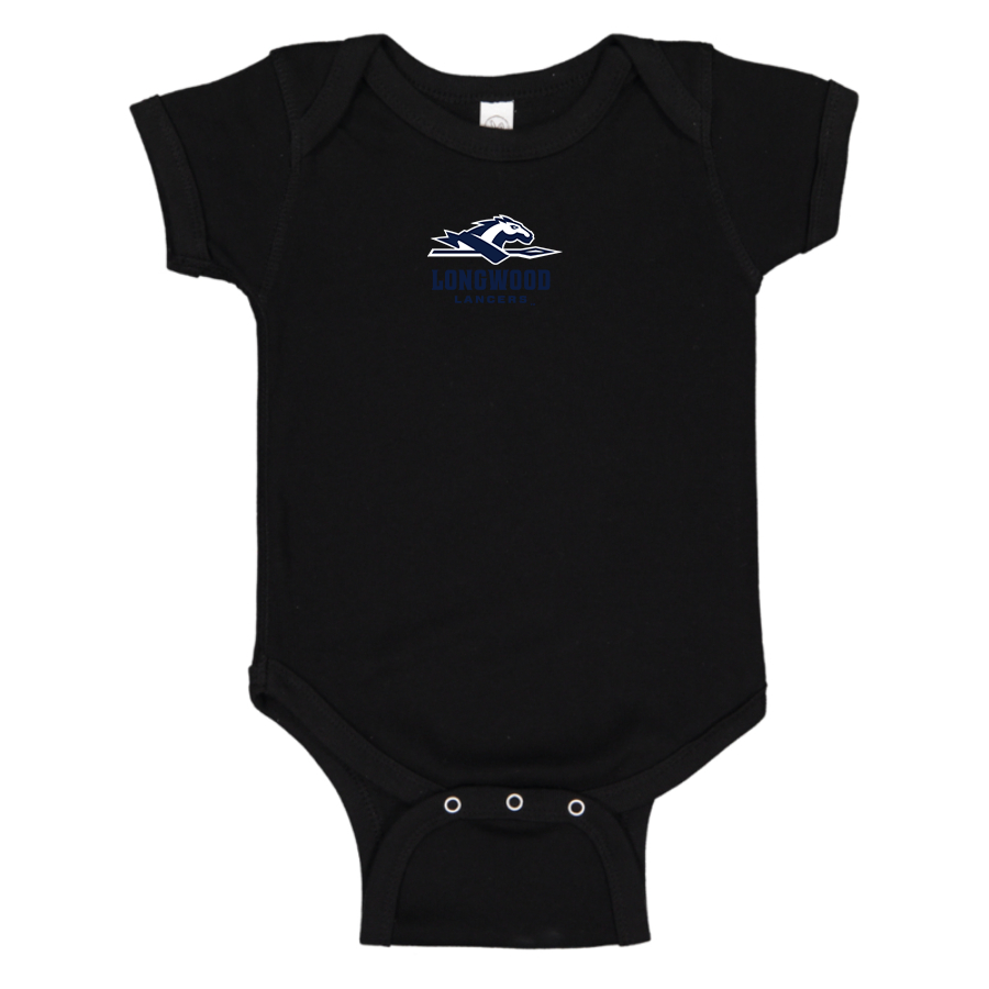 Longwood Lancers Logo Baby Romper Onesie