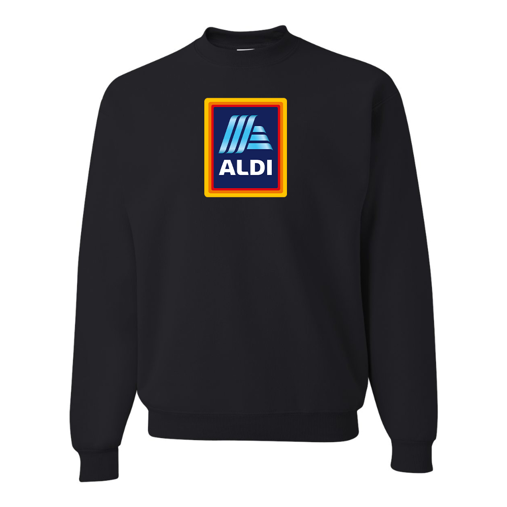 Men's Aldi Logo JERZEES NuBlend Crewneck Sweatshirt