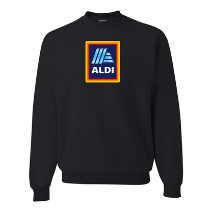 Men's Aldi Logo JERZEES NuBlend Crewneck Sweatshirt