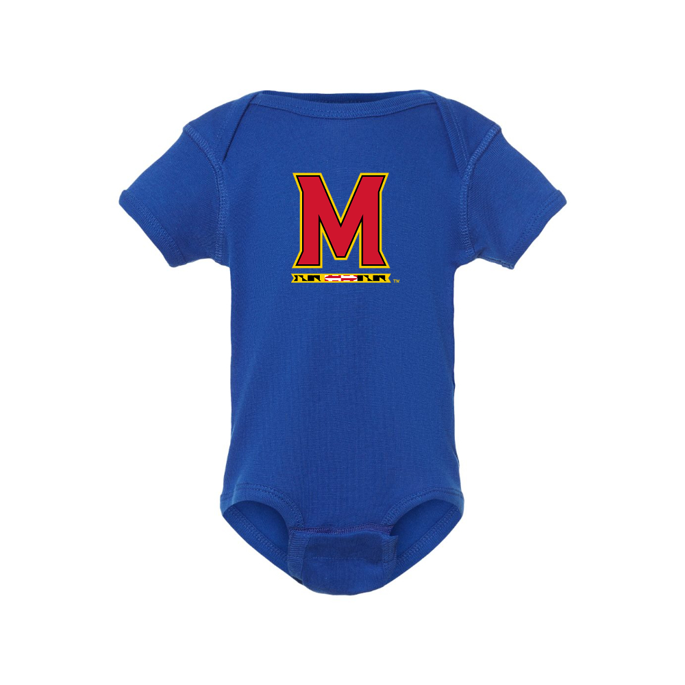 Maryland Terrapins Logo Baby Romper Onesie