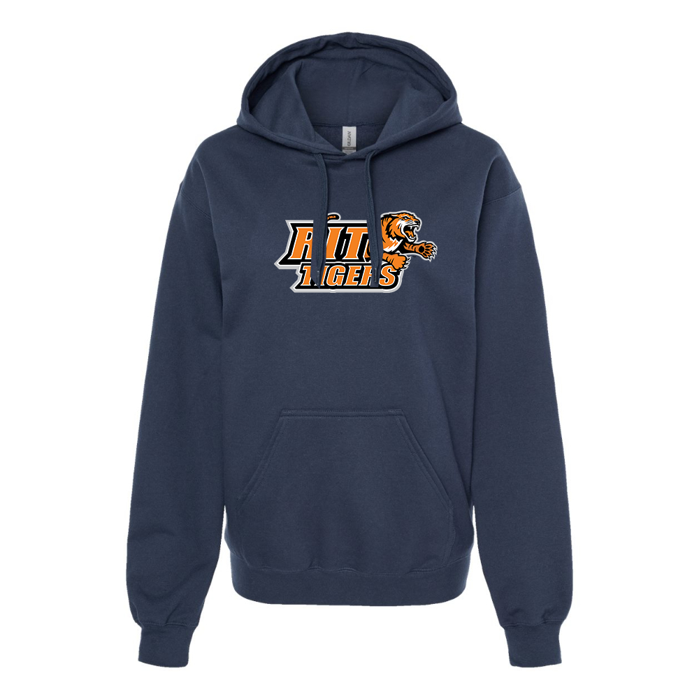Men's RIT Tigers Logo Softstyle Midweight Hooded Sweatshirt