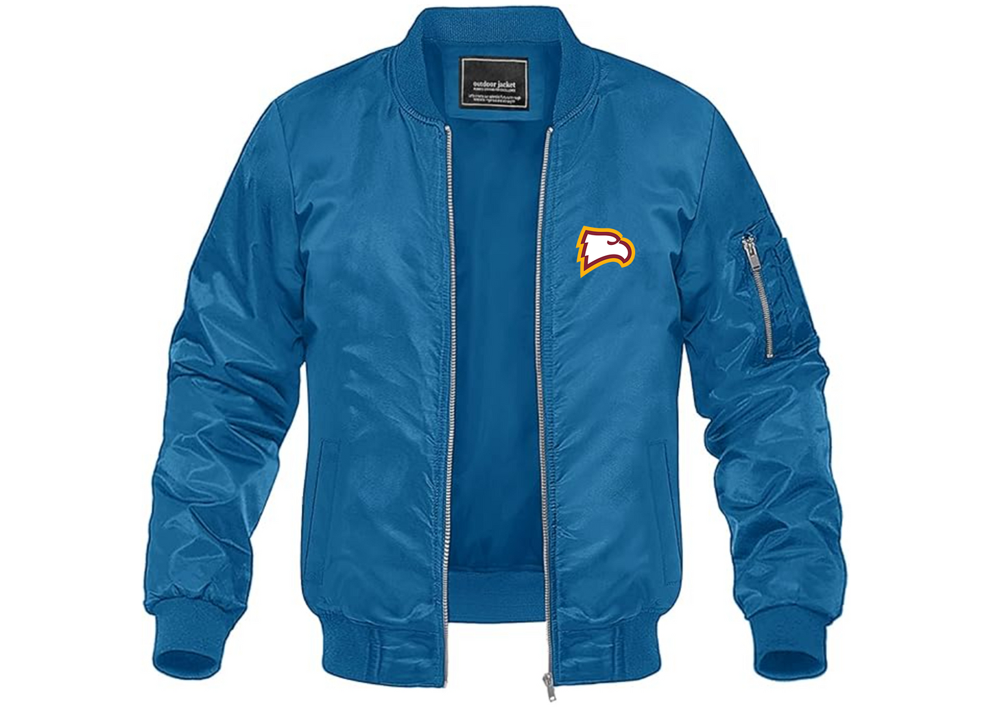 Men's Winthrop Eagles Lightweight Bomber Jacket Windbreaker Softshell Varsity Jacket Coat