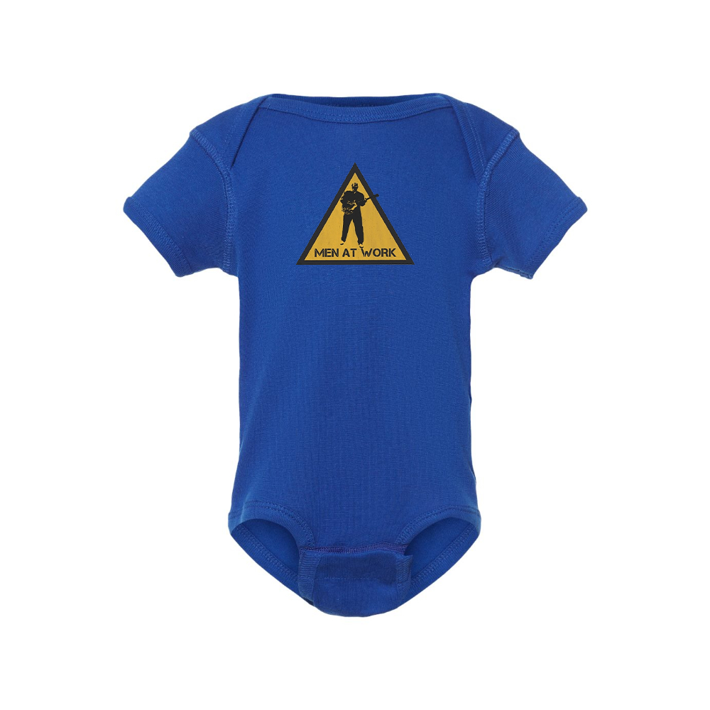 Men at Work Logo Baby Romper Onesie