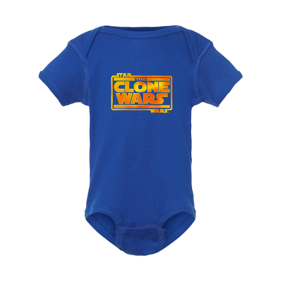 The Clone wars Logo Baby Romper Onesie