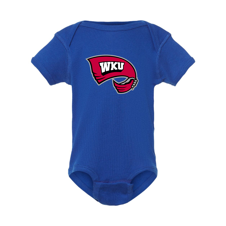 Western Kentucky Hilltoppers Logo Baby Romper Onesie