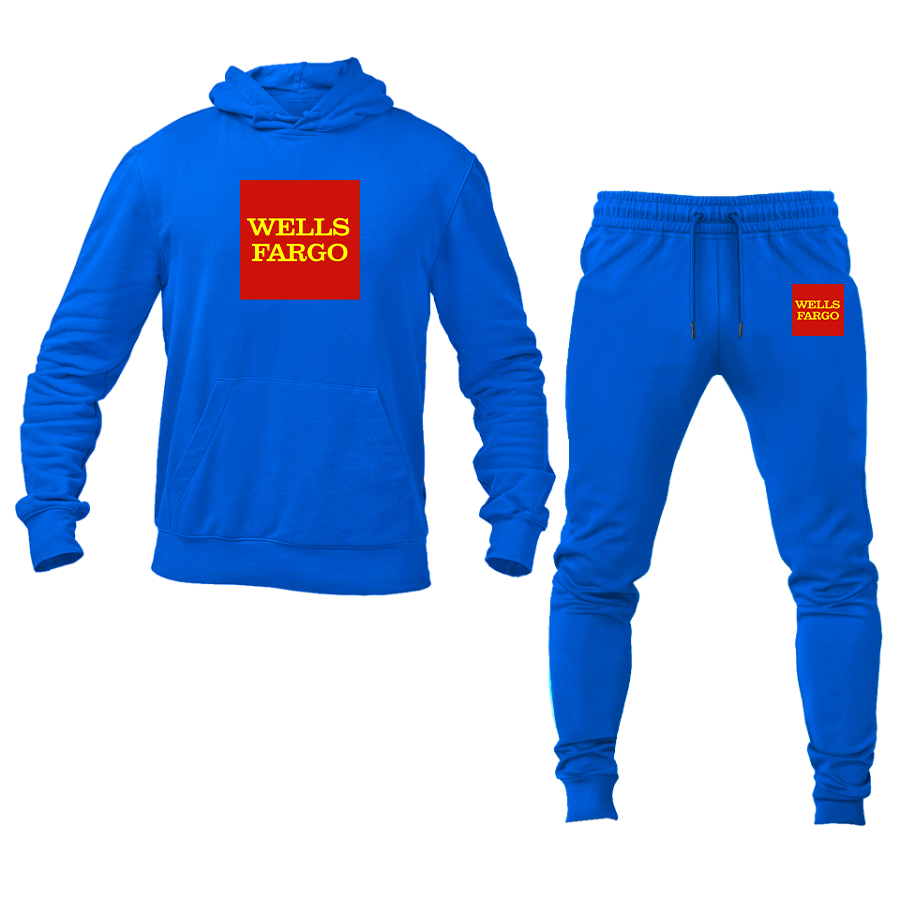 Men's Wells Fargo Logo Hoodie Joggers Set