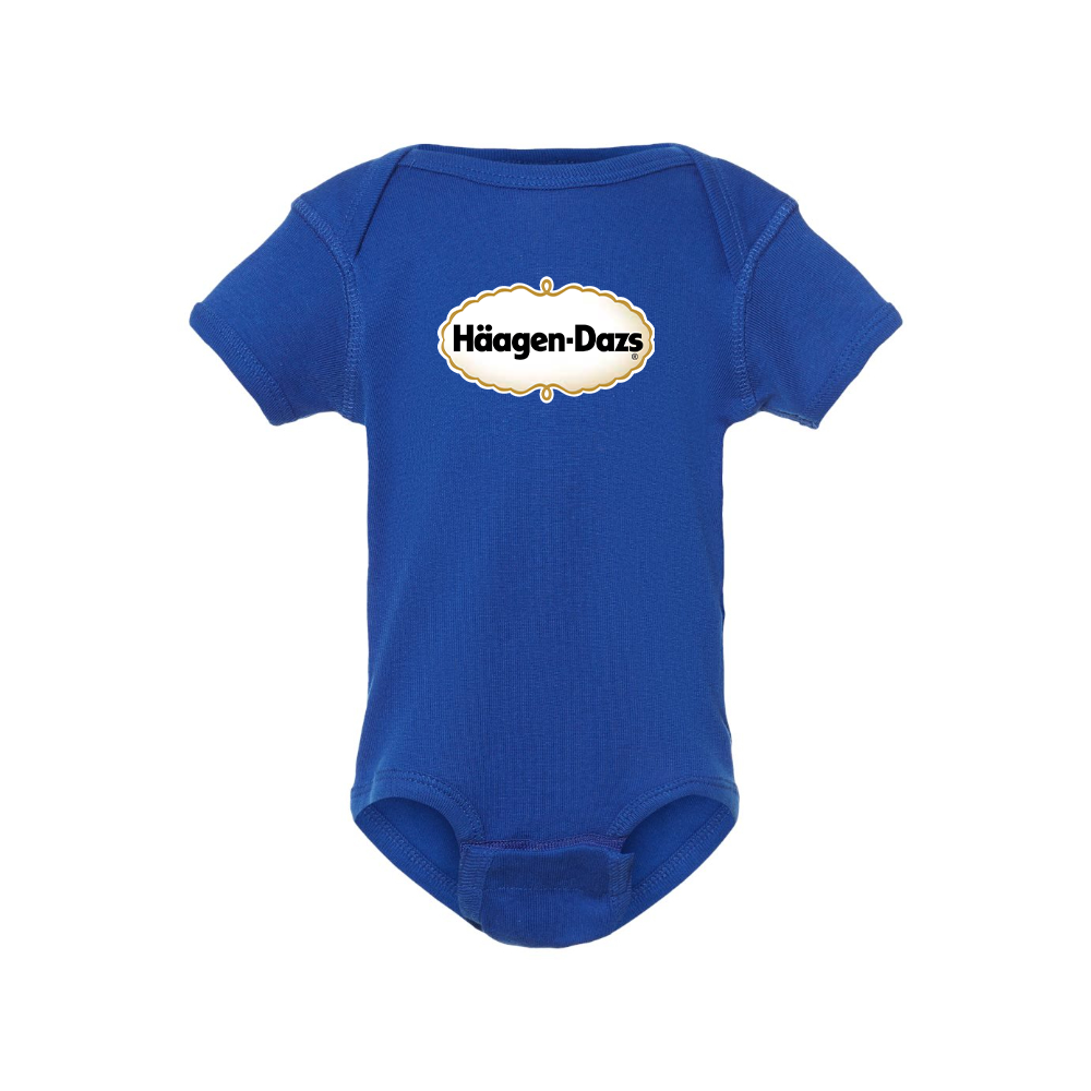 Haagen Dazs Logo Baby Romper Onesie