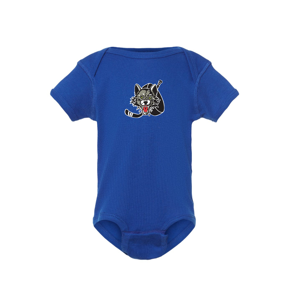 Chicago Wolves Logo Baby Romper Onesie