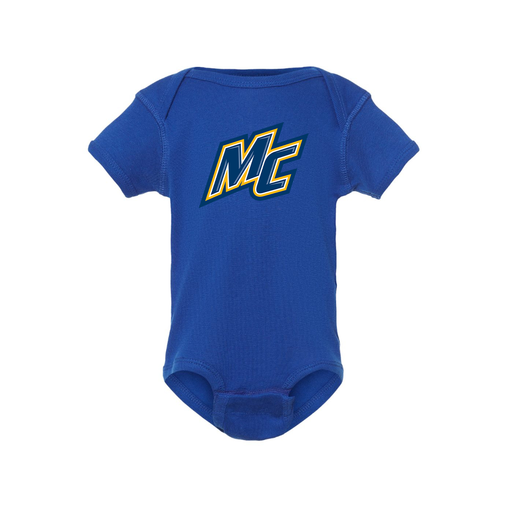 Merrimack Warriors Logo Baby Romper Onesie