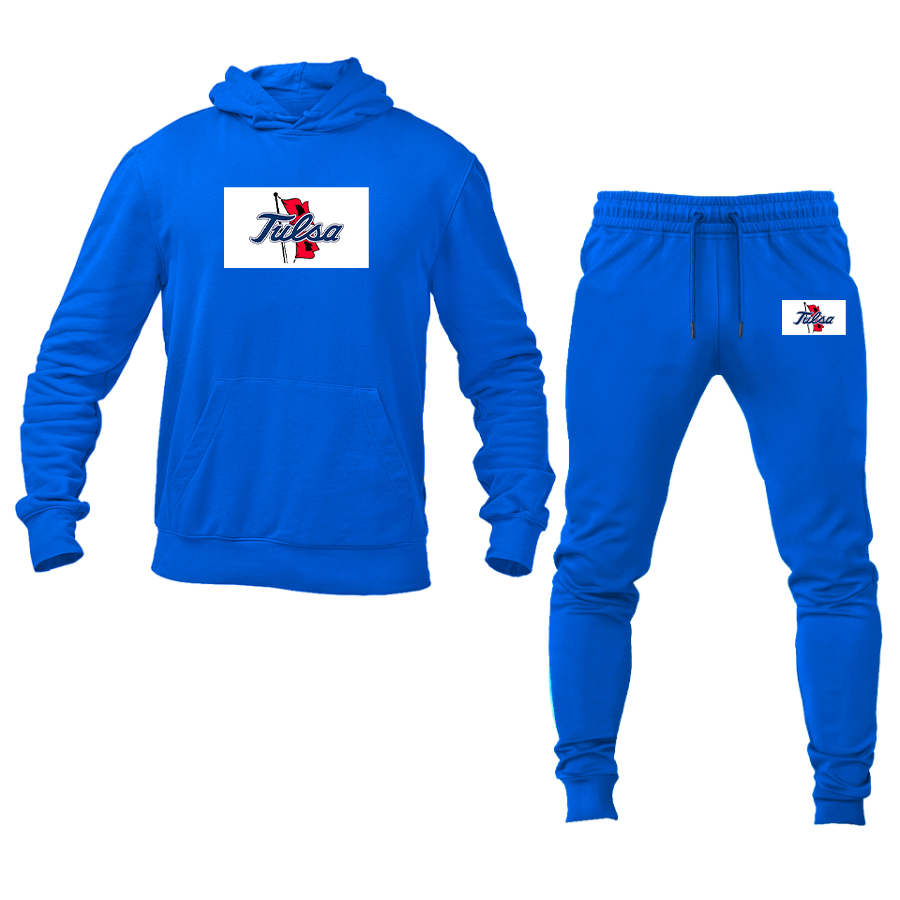 Men's Tulsa Golden Hurricane Logo Hoodie Joggers Set