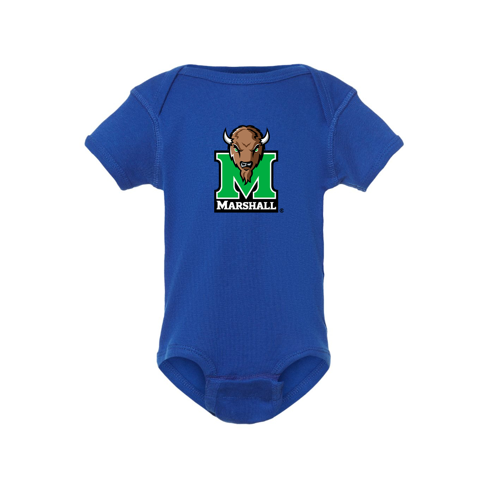 Marshall Thundering Herd Logo Baby Romper Onesie