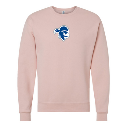 Men's Seton Hall Pirates Logo JERZEES NuBlend Crewneck Sweatshirt