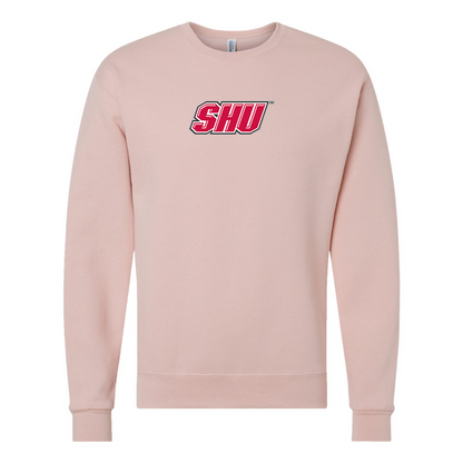 Men's Sacred Heart Pioneers Logo JERZEES NuBlend Crewneck Sweatshirt