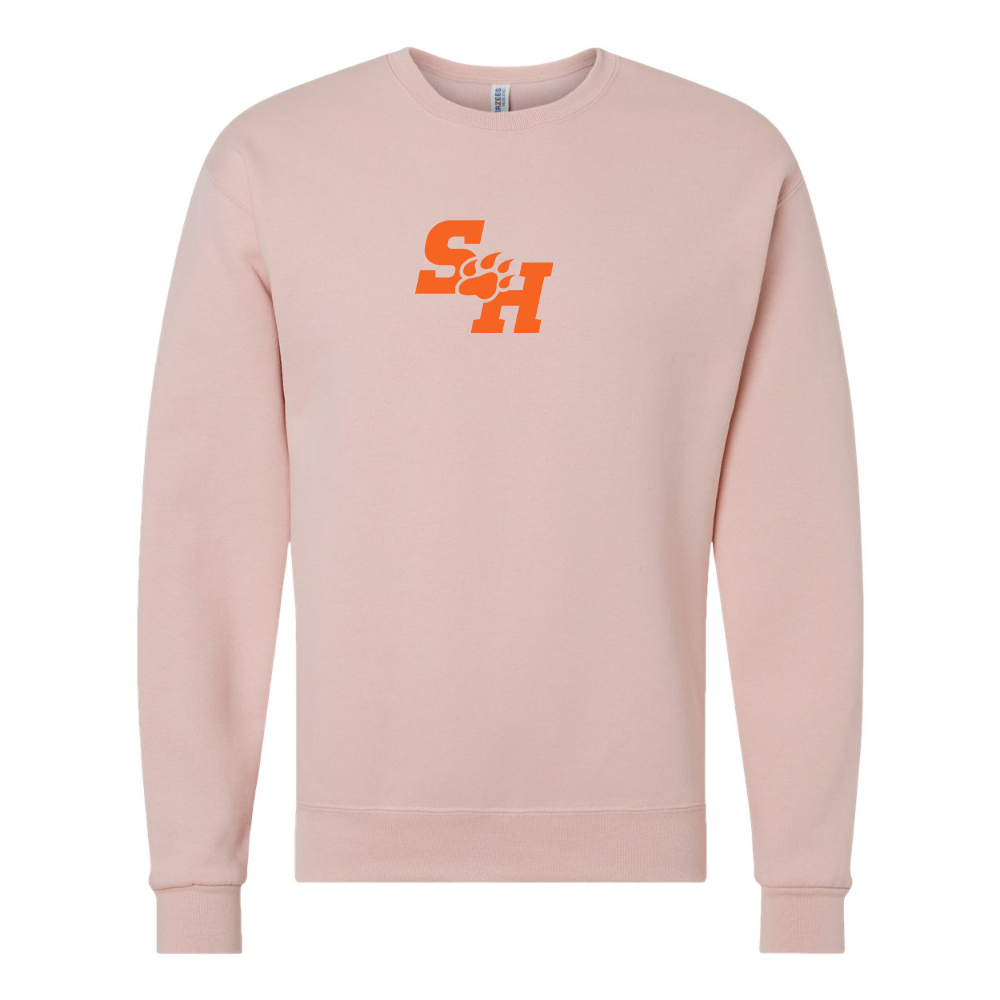 Men's Sam Houston State Bearkats Logo JERZEES NuBlend Crewneck Sweatshirt