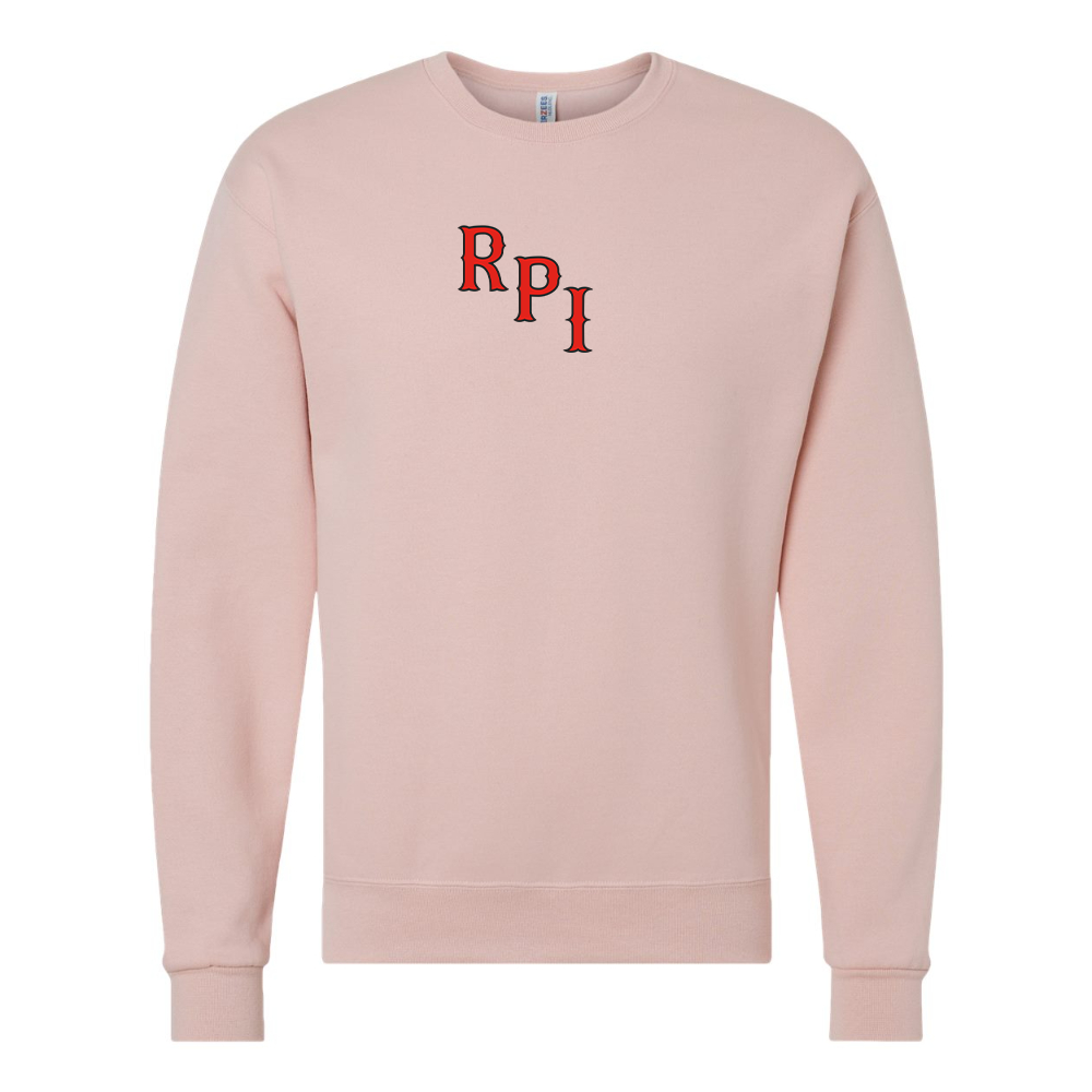Men's RPI Engineers Logo JERZEES NuBlend Crewneck Sweatshirt