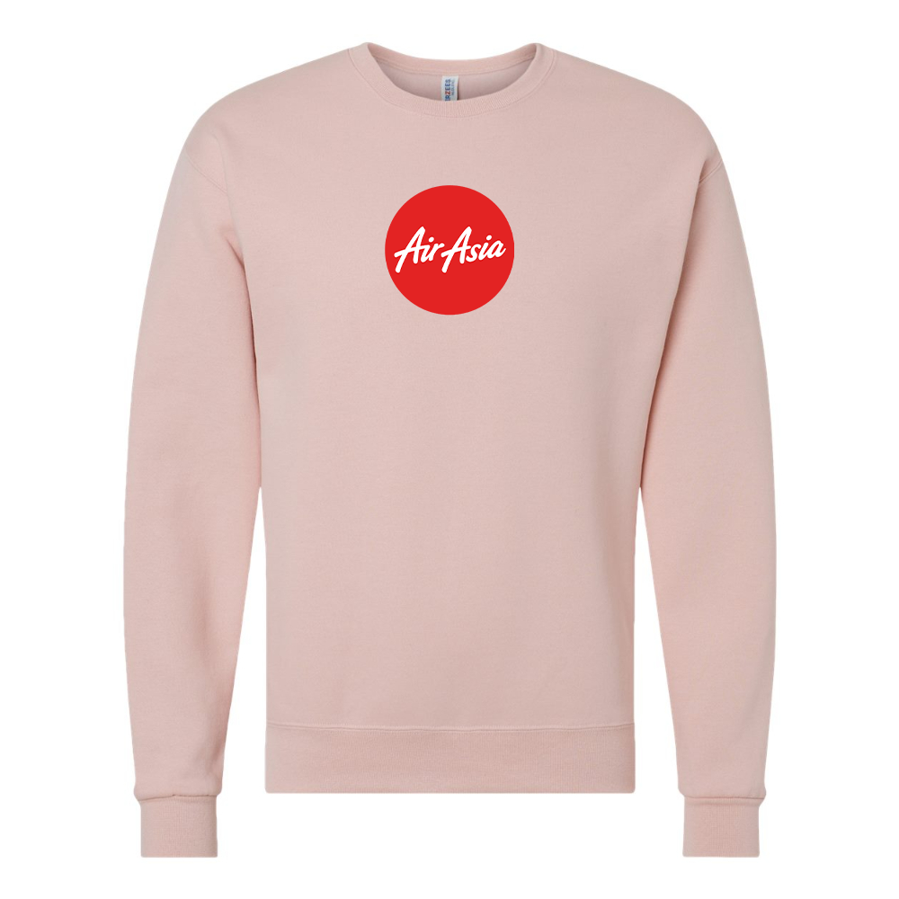 Men's Air Asia Logo  JERZEES NuBlend Crewneck Sweatshirt