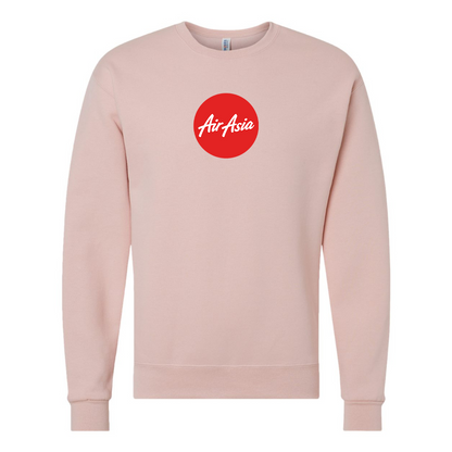 Men's Air Asia Logo  JERZEES NuBlend Crewneck Sweatshirt