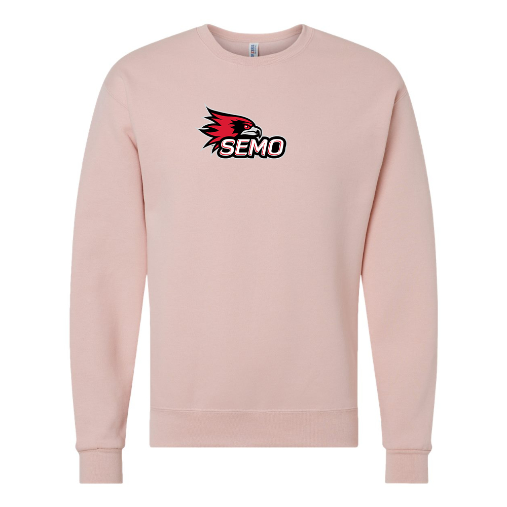 Men's SEMO Redhawks Logo JERZEES NuBlend Crewneck Sweatshirt