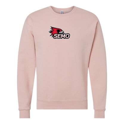 Men's SEMO Redhawks Logo JERZEES NuBlend Crewneck Sweatshirt
