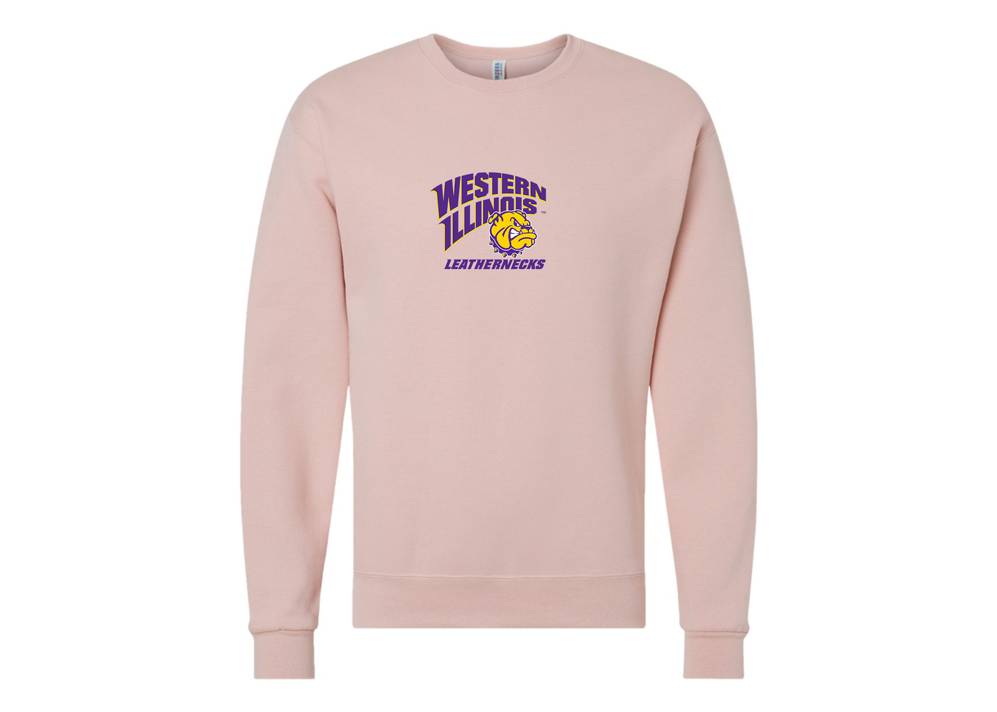 Men's Western Illinois Leathernecks JERZEES NuBlend Crewneck Sweatshirt