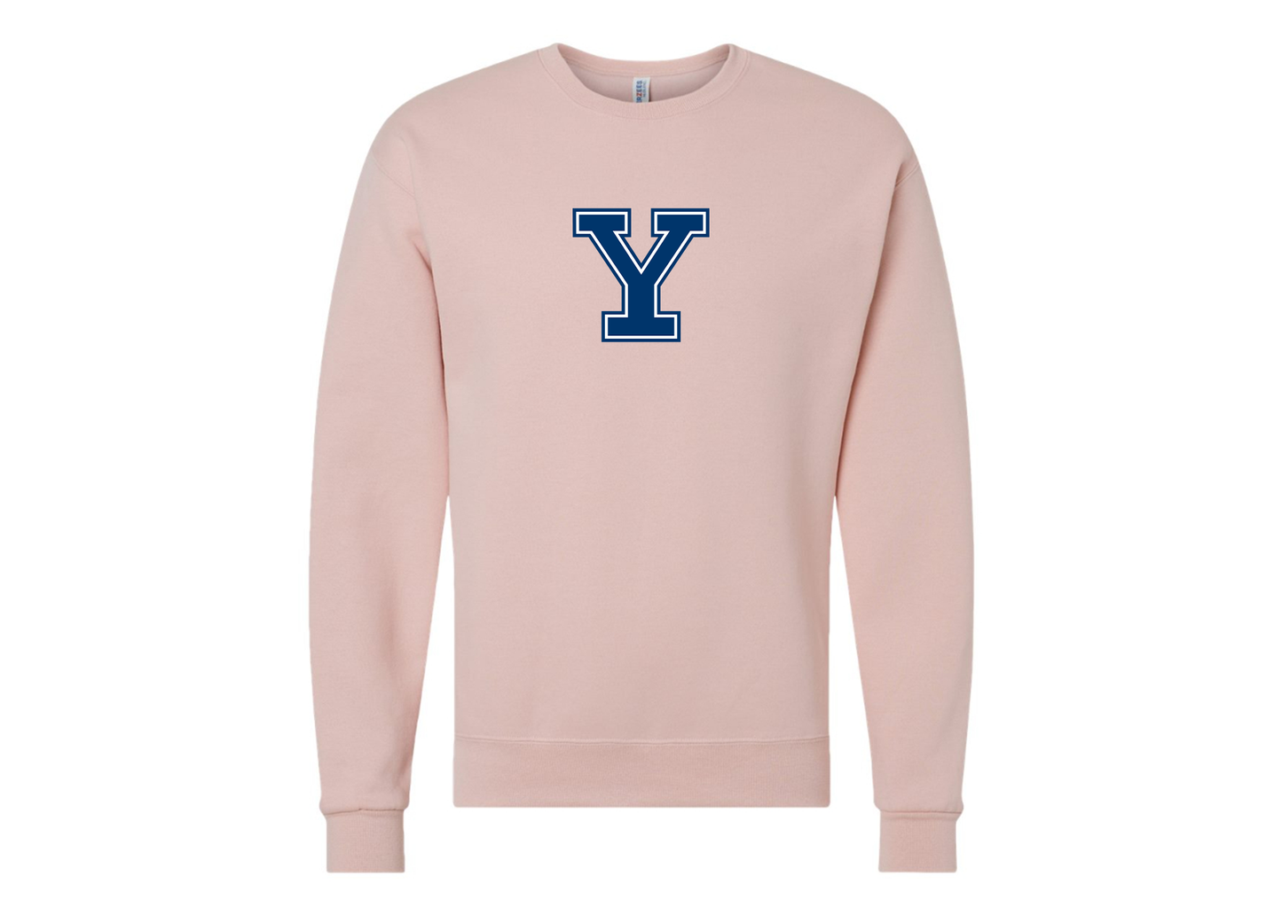 Men's Yale Bulldogs JERZEES NuBlend Crewneck Sweatshirt