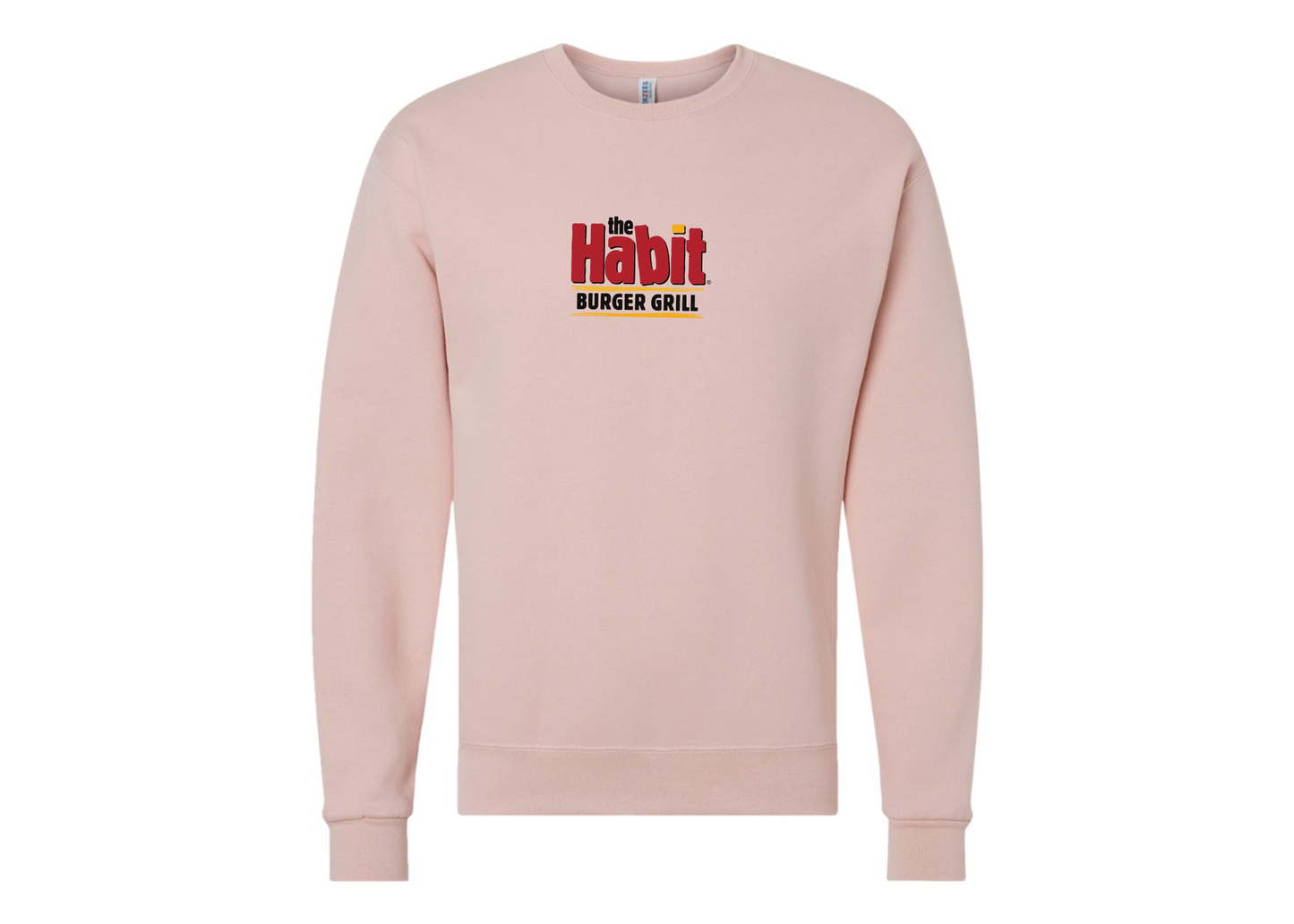 Men's The Habit Burger Grill JERZEES NuBlend Crewneck Sweatshirt