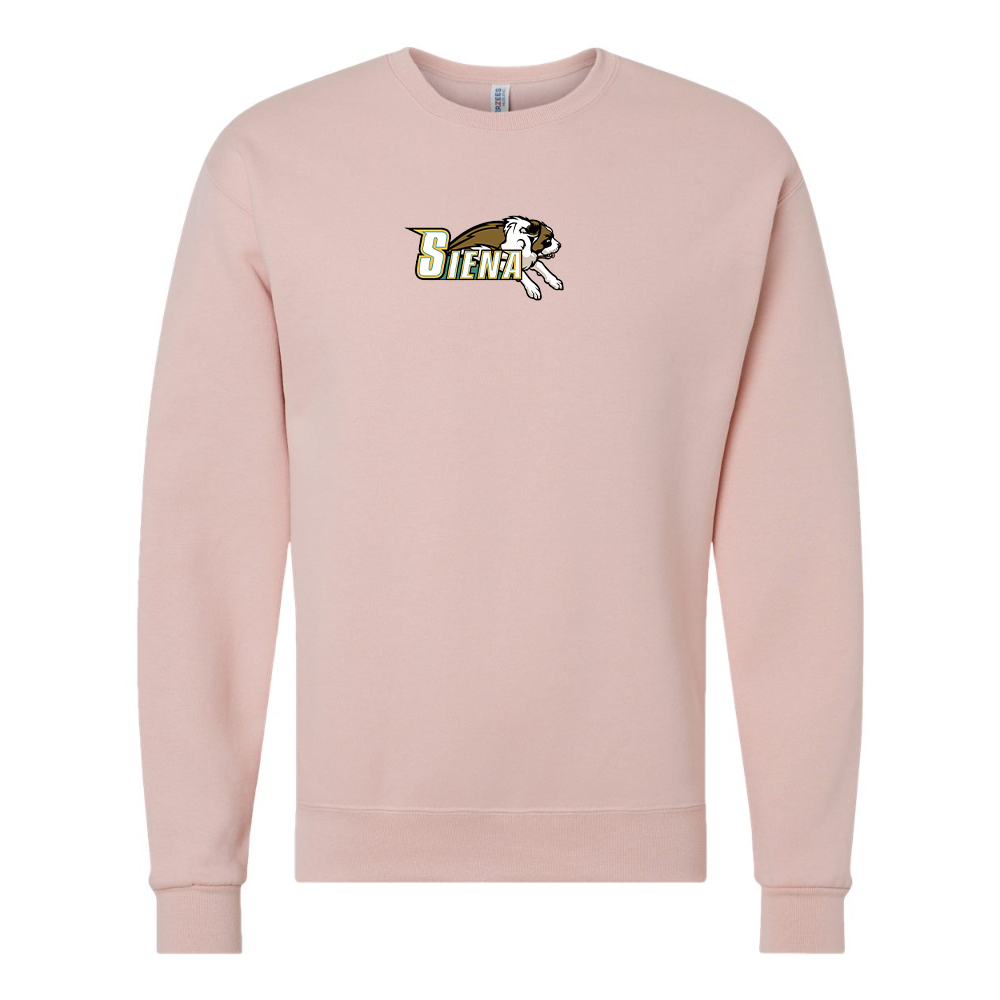 Men's Siena Saints Logo  JERZEES NuBlend Crewneck Sweatshirt