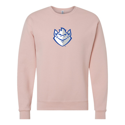 Men's Saint Louis Billikens Logo JERZEES NuBlend Crewneck Sweatshirt
