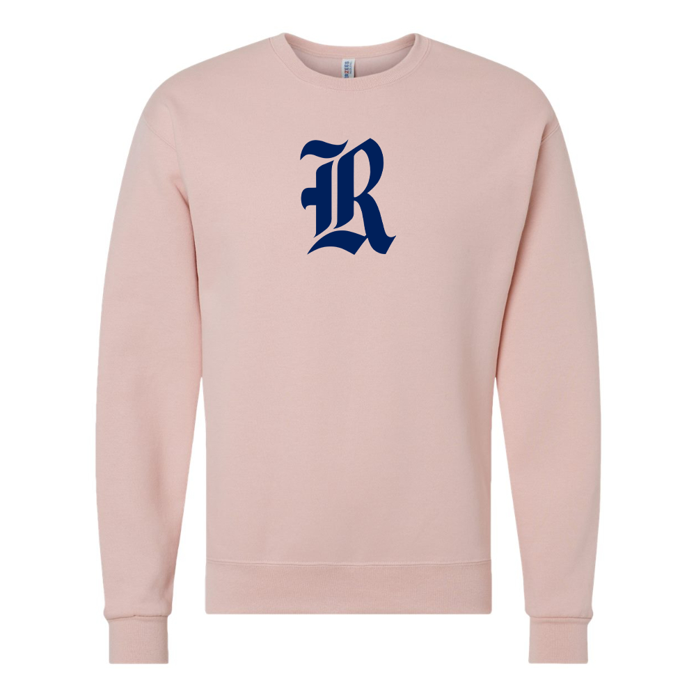 Men's Rice Owls Logo  JERZEES NuBlend Crewneck Sweatshirt