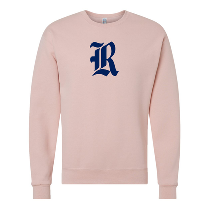 Men's Rice Owls Logo  JERZEES NuBlend Crewneck Sweatshirt