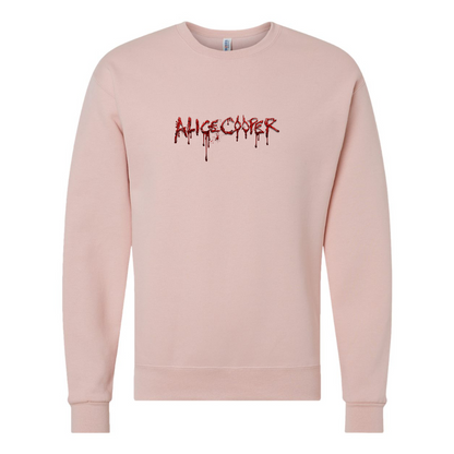 Men's Alice Cooper Logo  JERZEES NuBlend Crewneck Sweatshirt