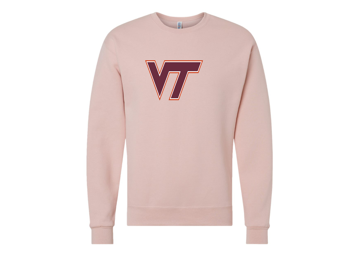 Men's Virginia Tech Hokies JERZEES NuBlend Crewneck Sweatshirt