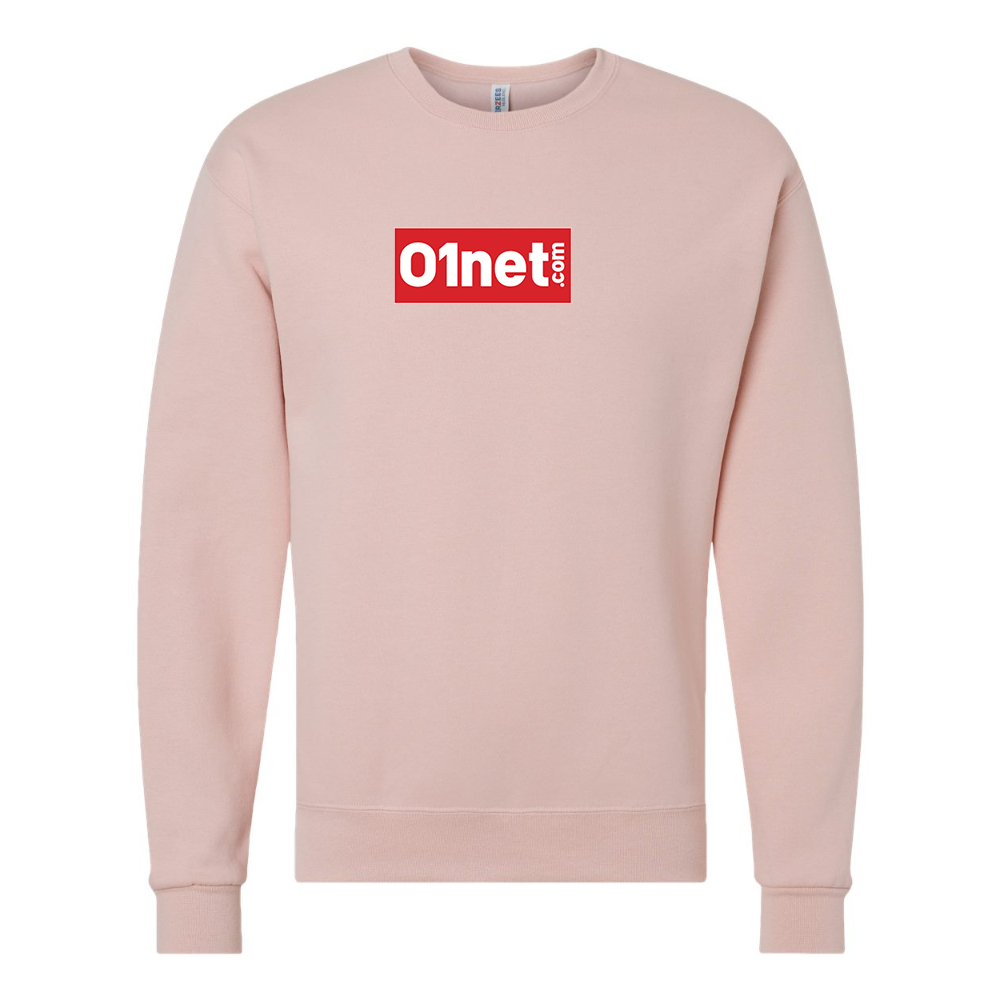 Men's 01net Logo JERZEES NuBlend Crewneck Sweatshirt