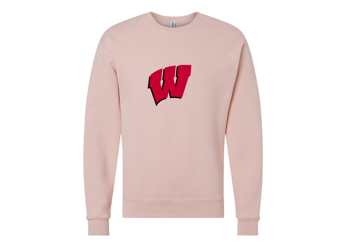 Men's Wisconsin Badgers JERZEES NuBlend Crewneck Sweatshirt