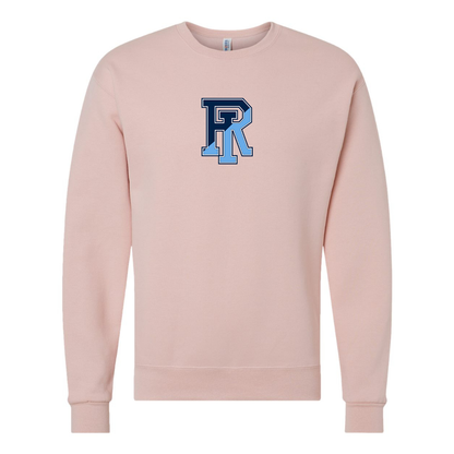 Men's Rhode Island Rams Logo JERZEES NuBlend Crewneck Sweatshirt