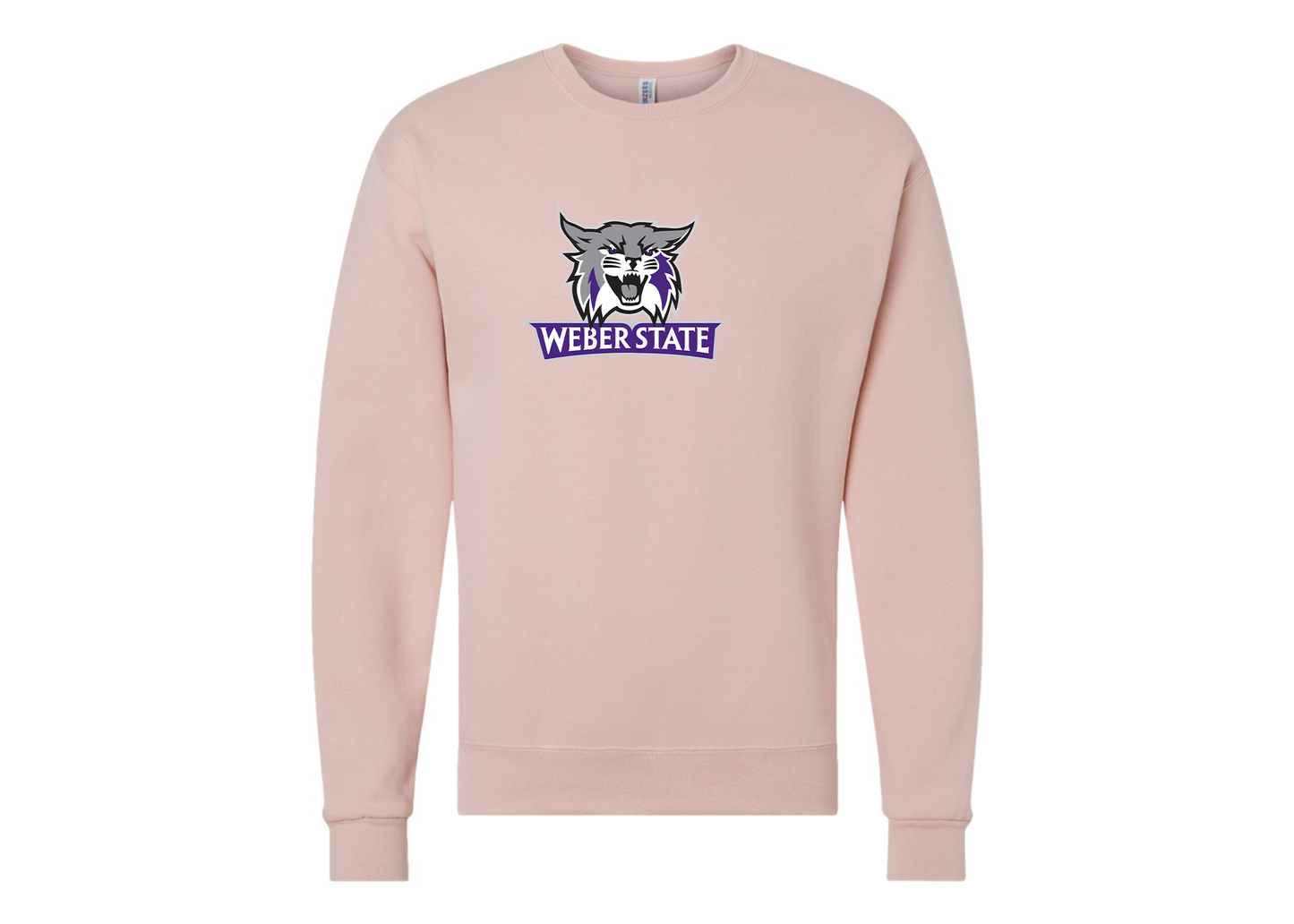 Men's Weber State Wildcats JERZEES NuBlend Crewneck Sweatshirt
