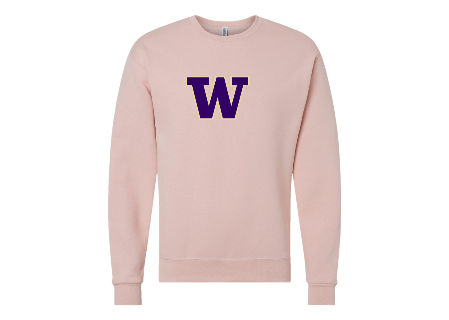 Men's Washington Huskies JERZEES NuBlend Crewneck Sweatshirt
