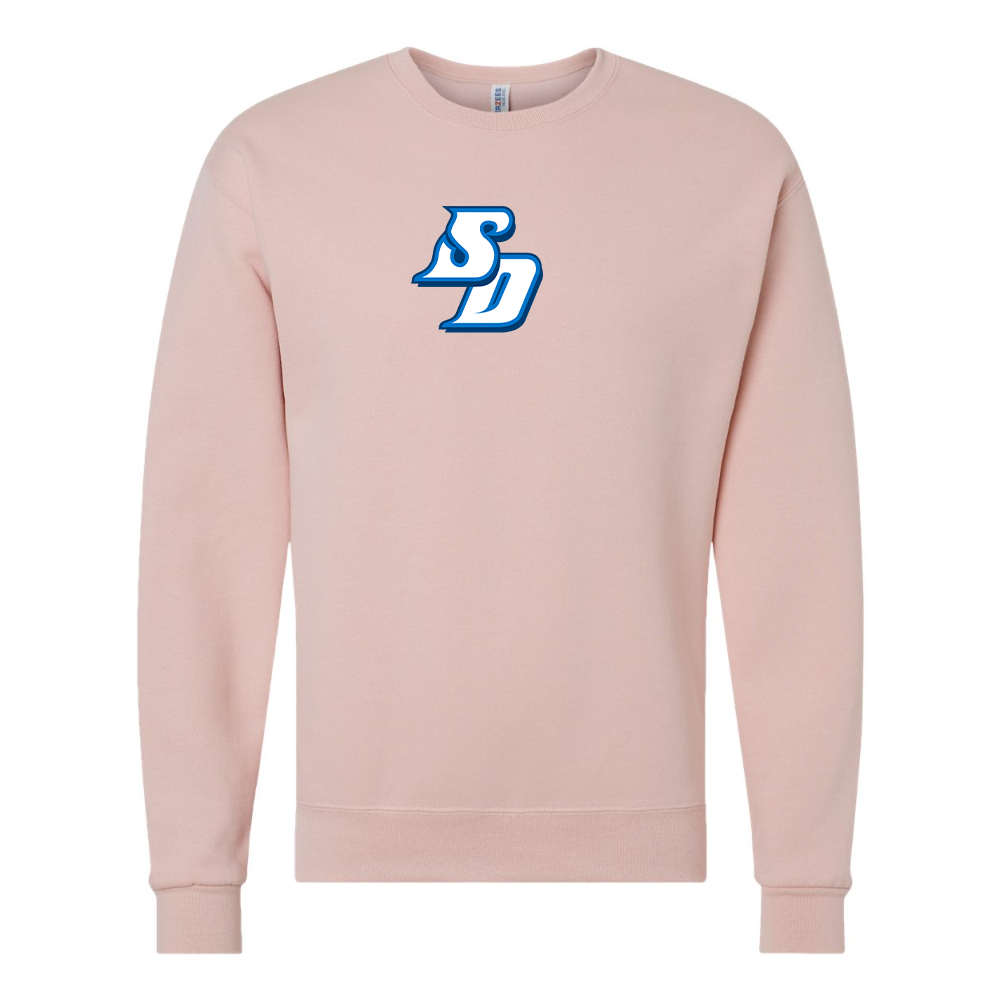 Men's San Diego Toreros Logo  JERZEES NuBlend Crewneck Sweatshirt