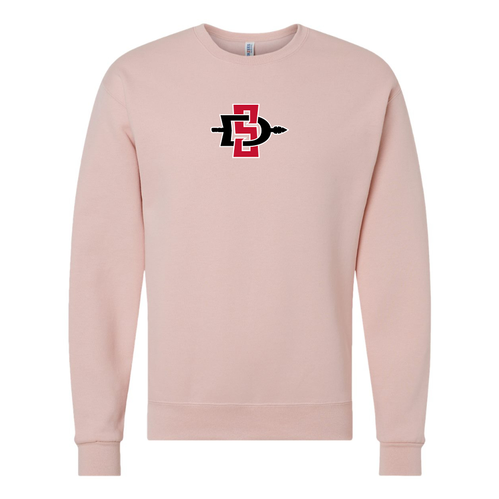 Men's San Diego State Aztecs Logo  JERZEES NuBlend Crewneck Sweatshirt