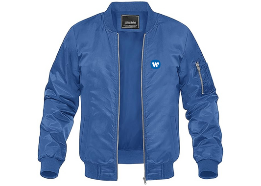 Men's WMG Lightweight Bomber Jacket Windbreaker Softshell Varsity Jacket Coat