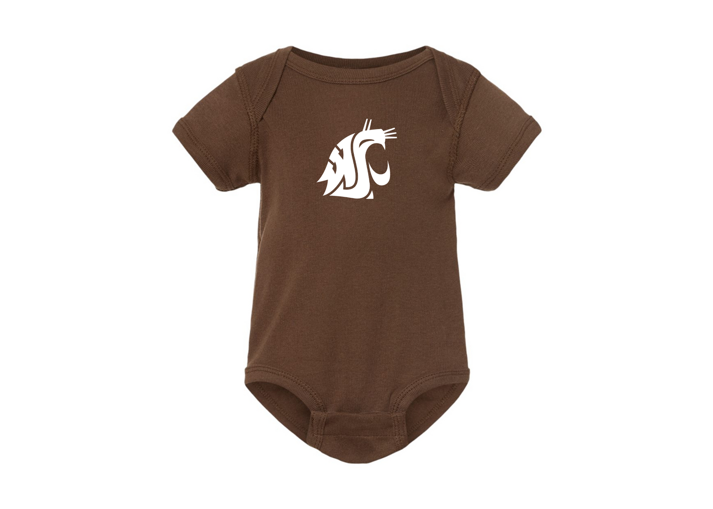 Washington State Cougars Rabbit Skins Infant Baby Rib Bodysuit