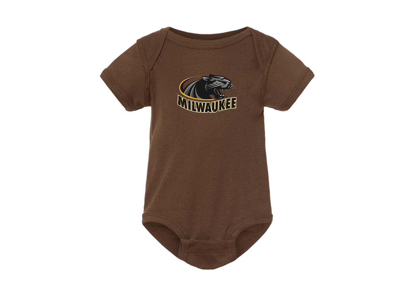 Wisconsin Milwaukee Panthers Rabbit Skins Infant Baby Rib Bodysuit